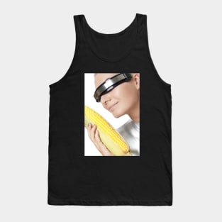 The art of Stock-like photos 7: Cyber woman with corn Tank Top